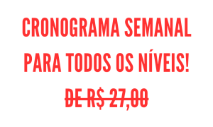 cronogramas para todos os níveis, ajudando você a desbloquear completamente seus estudos NO INGLÊS! De R$ 27,00 (3)